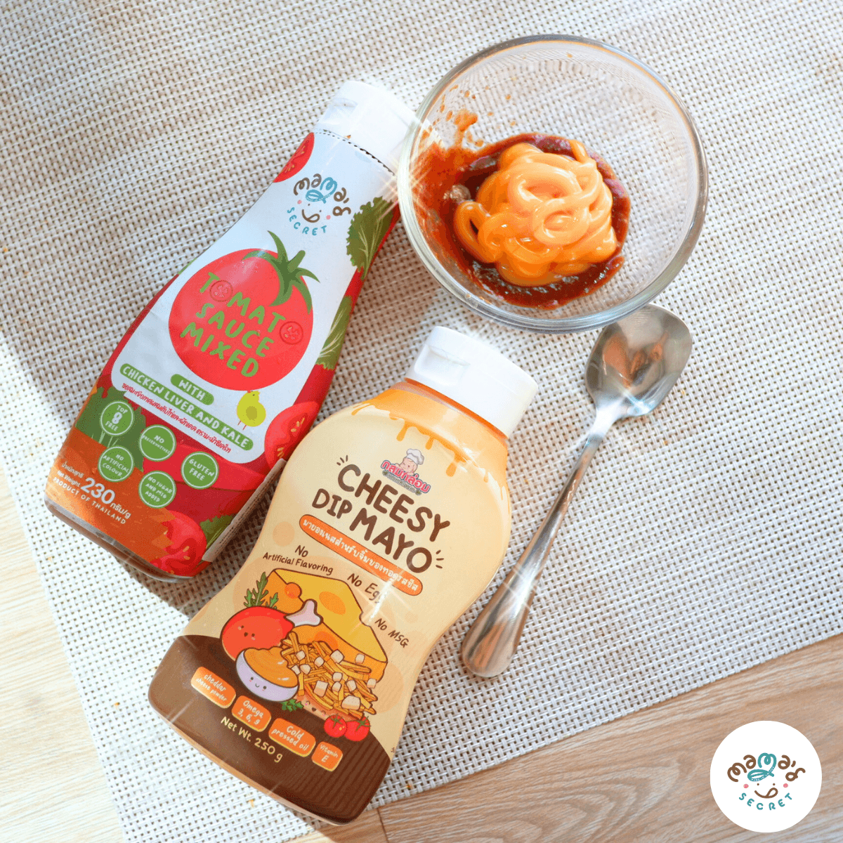 ซอสมะเขือเทศผสมตับและเคล